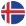 Drapeau circulaire de l'Islande