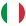 Circulaire Italiaanse vlag