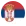 Circular Serbian Flag