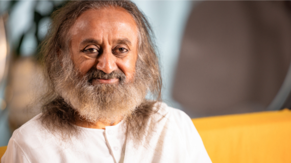 Der humanitäre Leader Gurudev Sri Sri Ravi Shankar