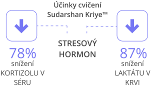 Údaje prokazující přínos pravidelného cvičení Sudarshan Kriyi