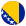 Circular Bandera de Bosnia-Herzegovina