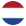 Drapeau circulaire des Pays-Bas