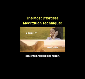 Learn the most effortless meditation technique with Sahaj Samadhi Meditation Program Shorts