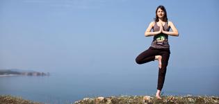 Yoga at Baikal lake