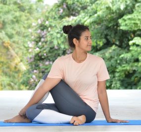 Ardha Matsyendrasana (Sitting Half Spinal Twist)