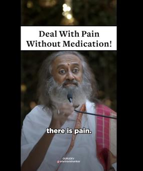 How to deal with pain without medication! Shorts