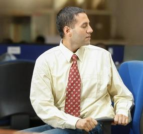 Office Yoga Seated Spinal Twist inline