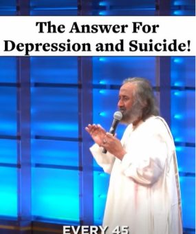 The answer for depression and suicide