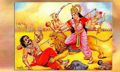 The Eulogy Of Merits And Boons For Suratha And Vaishya