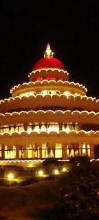 Vishalaskshi-mandap,-Art-of-Living-Ashram,-Bangalore