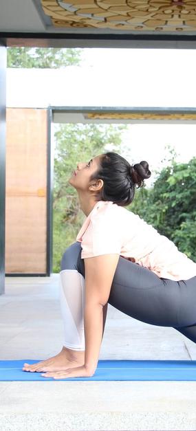 Ashwa Sanchalanasana Equestrian pose