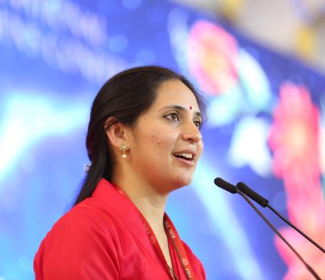 Srividya ji_women leaders globalize spiritually