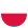 Cirkulär Polen flagga