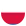 Zastava Poljske - v obliki kroga