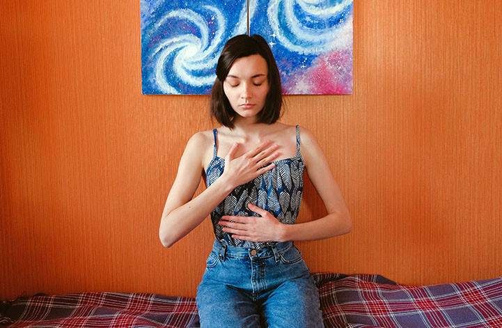 Diaphragmatic breathing