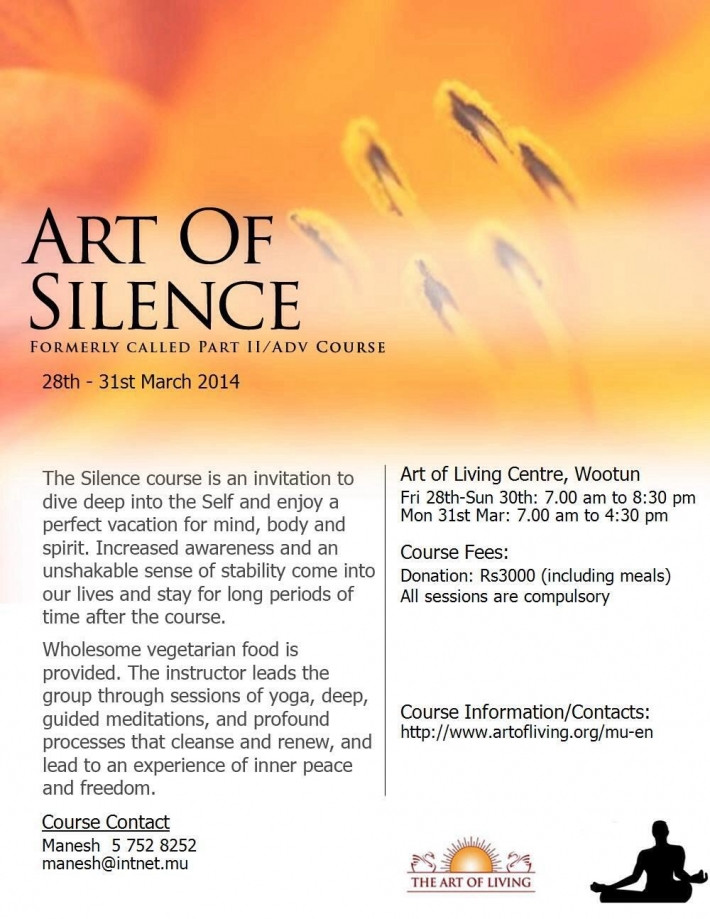 Upcoming Courses | The Art Of Living Mauritius