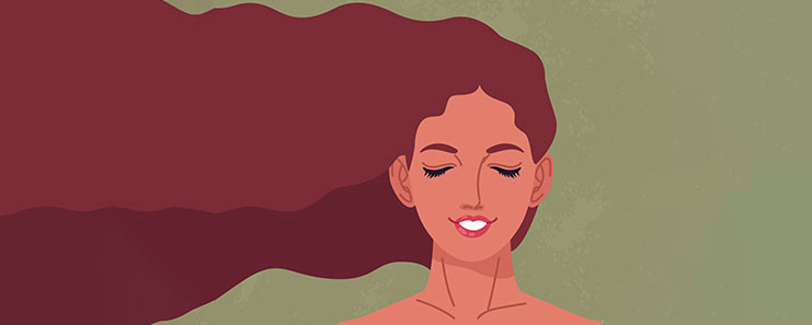 prevent harmful hair color  for lustrous hair in winter