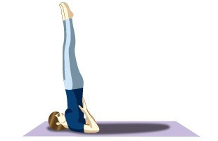 Sarvangasana to quit smoking