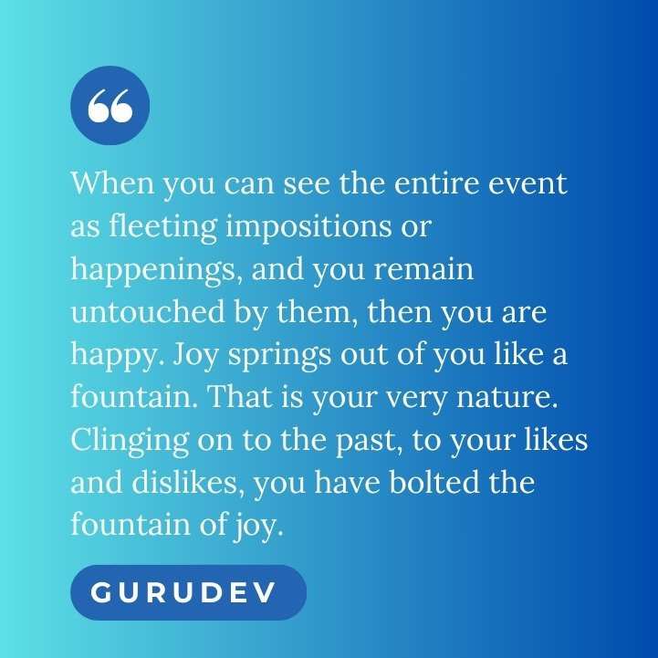 Gurudev quote joy