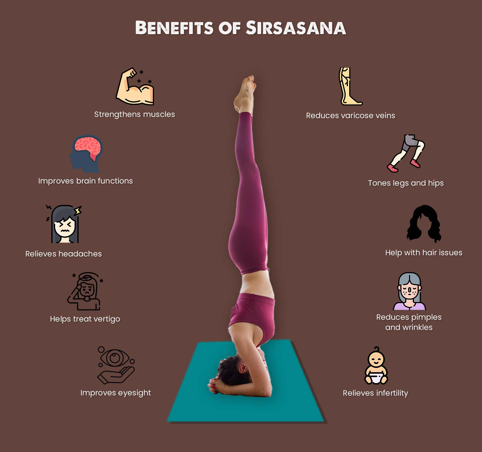 10 Benefits of Sirsasana and Precautions - The Art of Living